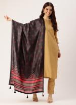 Cotton Multi Colour Daily Wear Printed Dupatta